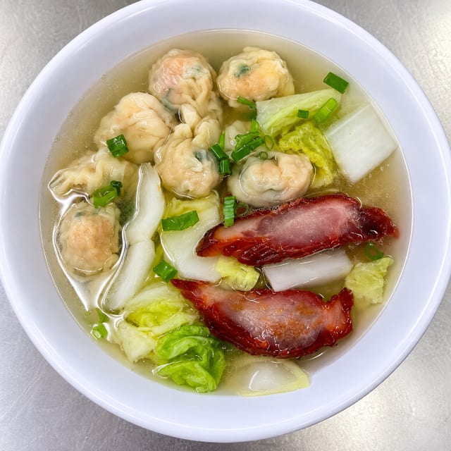 淨云吞 166.Shrimp Won Ton Soup.
