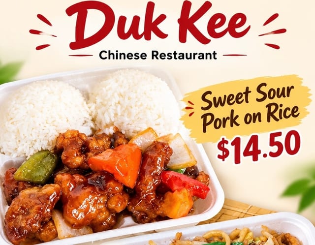 Sweet Sour Pork On Rice Saturday SP.
