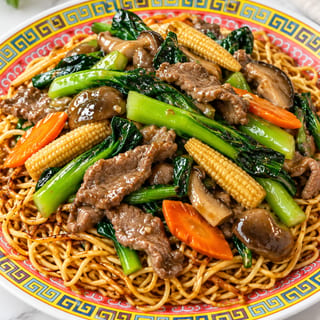 蚝油牛面 148.Beef with Oyster Sauce Chow Mein