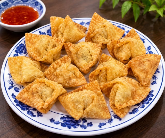 炸 吞 157.Crispy Won Ton.
