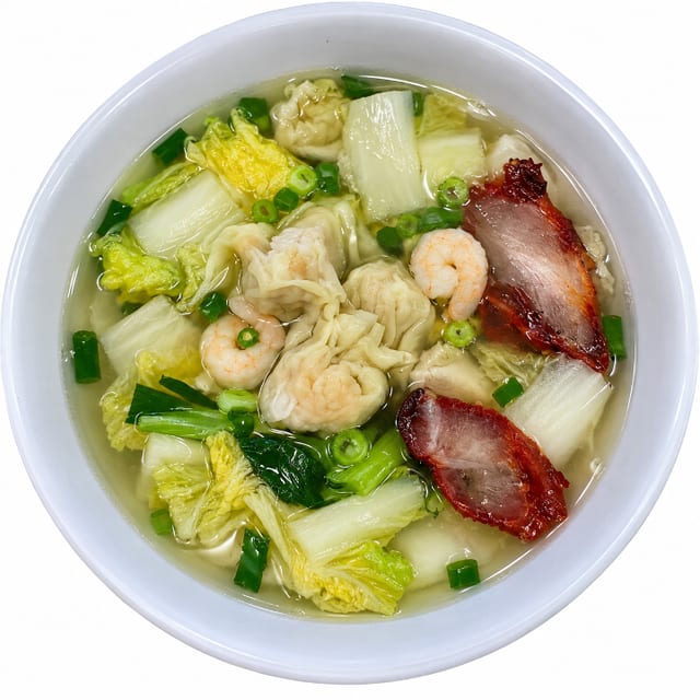 窩净吞 168.Wo Shrimp Won Ton in Soup.
