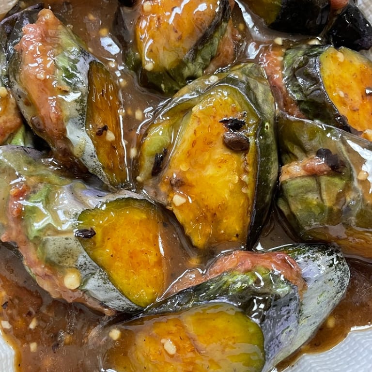Savor Our Stuffed Eggplant