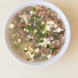 西湖牛肉更 5.Minced Beef Soup