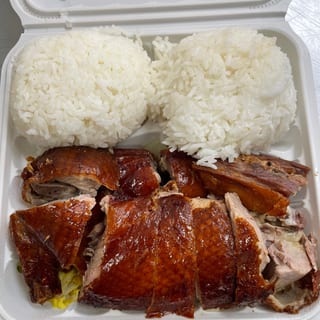 烧鸭飯 186.Roast Duck on Rice